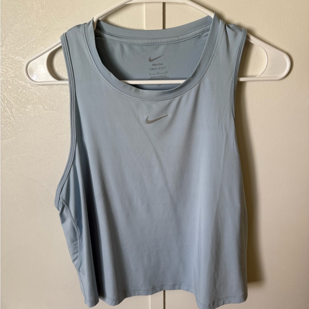 Nike Women's Light Blue Muscle Tee